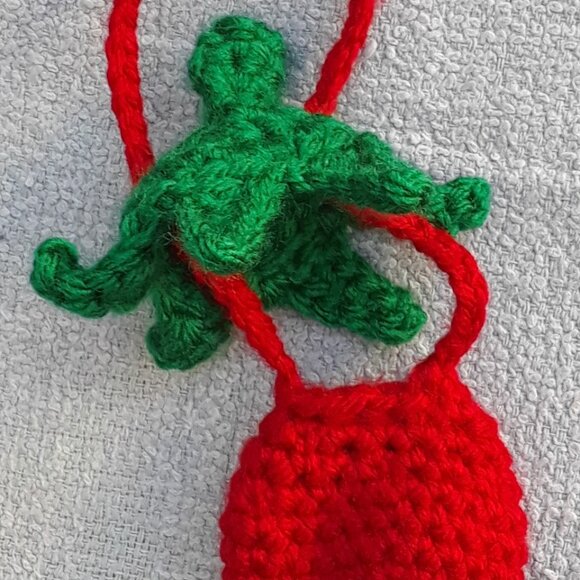 STRAWBERRY POUCH -- HANDMADE - Picture 2 of 3